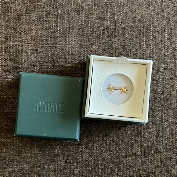 Aurate x earring 14k earring - Picture 1 of 3
